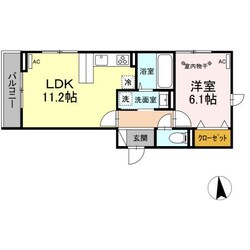 (仮)D-room錦町二丁目の物件間取画像